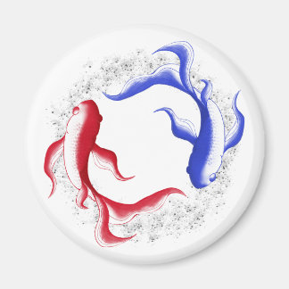 Aimant Flux martial abstrait Yin Yang art martial