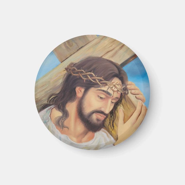 Aimant Foi chrétienne Jésus Christ (Devant)