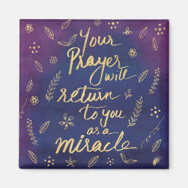 Aimant Foi de prière Miracle Hope Affirmation
