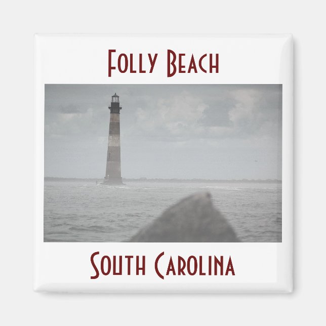Aimant Folly Beach, Caroline du Sud (Devant)