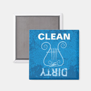 Aimant Fond de lyre bleue