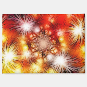 Aimant Fond d'étoiles de feux d'artifice abstraits