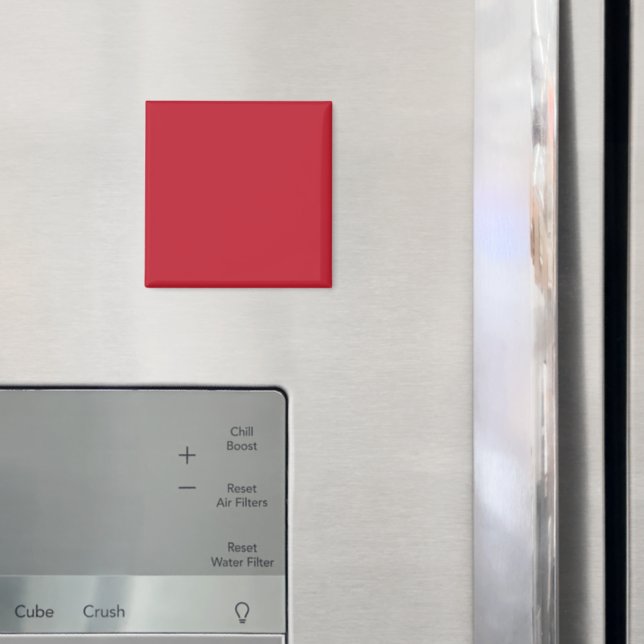 Aimant Fond Rouge Foncé  (In situ (réfrigérateur))