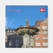 Fontaine de la Charité à Copenhague, Danemark voya