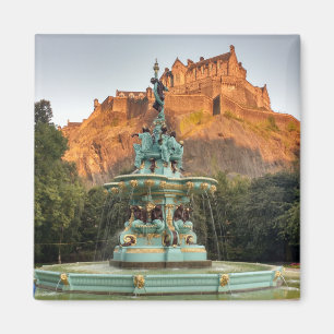 Aimant Fontaine du château d'Édimbourg Princes Street Gar