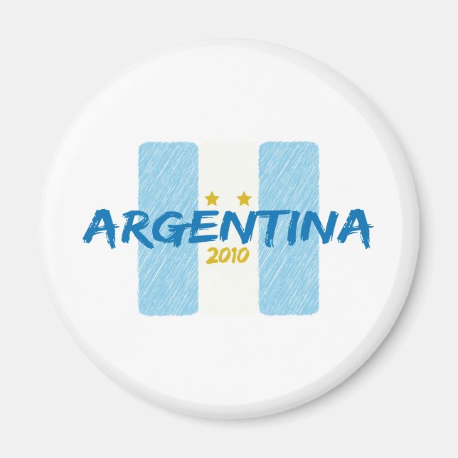 Aimant Football Argentine 2010 (Devant)