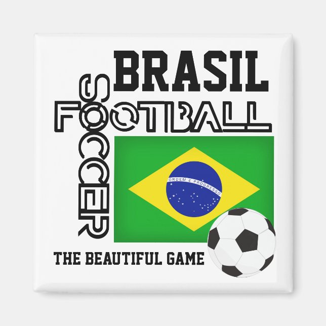 Aimant Football BRASIL (Devant)