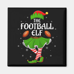 Aimant Football Elf Noël Famille Filles Femmes Elf Squa