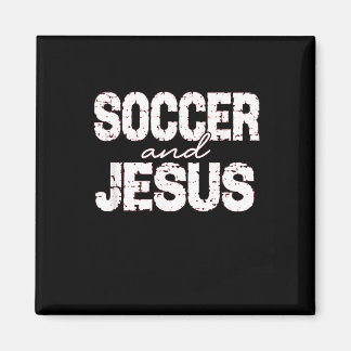 Aimant Football et Jésus citations chrétiennes Bible