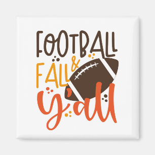 Aimant Football Fall & Y'all