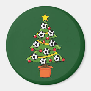 Aimant Football Football Arbre de Noël
