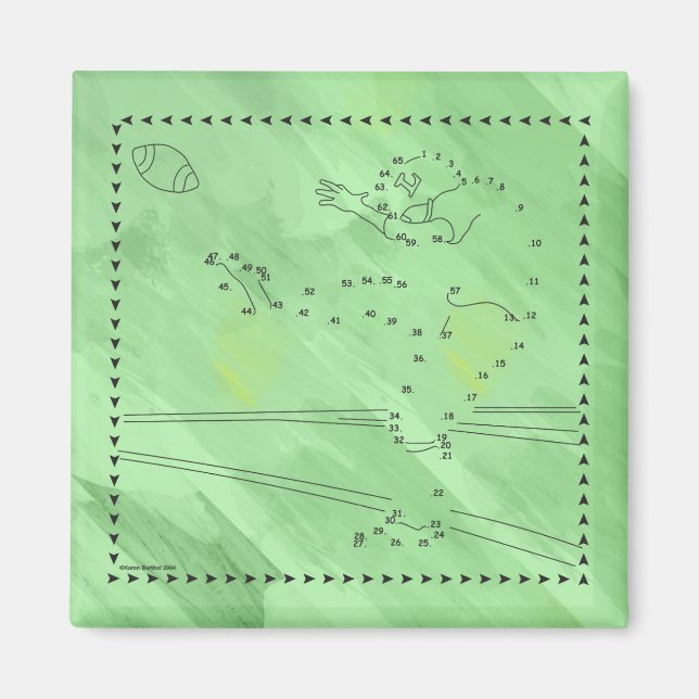 Aimant Football Kicker Connectez Les Points (Devant)