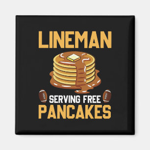 Aimant Football Lineman Servant Des Pancakes Daily Offens