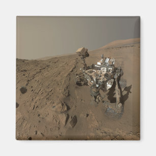 Aimant Forage Mars Curiosity Red Martian Paysage