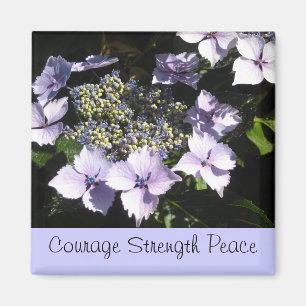 Aimant Force - Hydrangeas Mauves