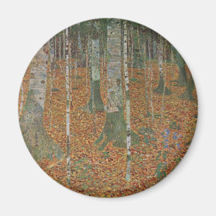 Aimant Forêt de bouleau par Gustav Klimt, Art Nouveau Vin