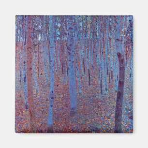 Aimant Forêt de hêtres par Gustav Klimt, Art Nouveau Vint