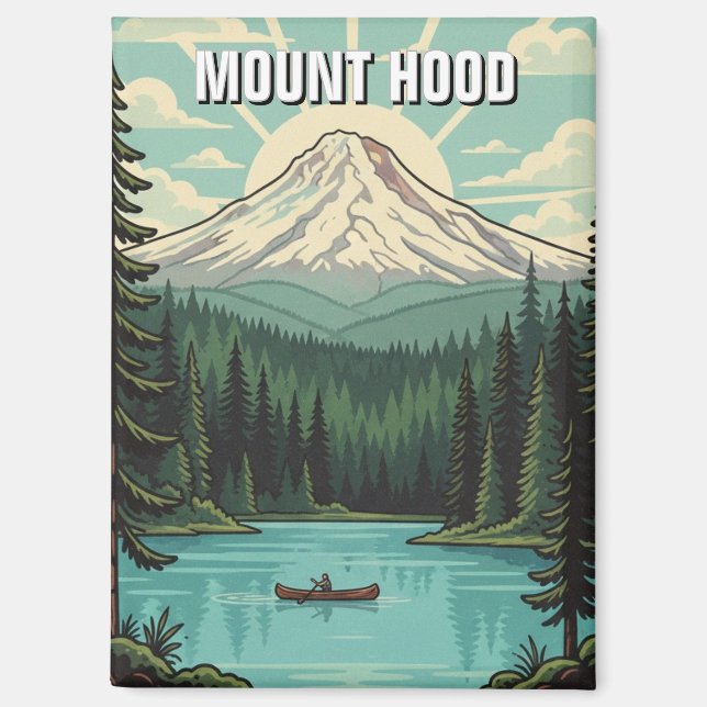 Aimant Forêt nationale de Mount Hood (Oregon) (Recto)