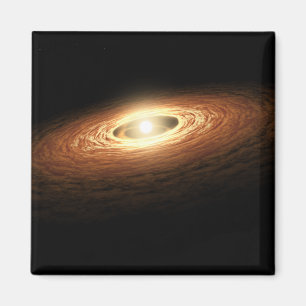 Aimant Formation de cristal de silicone