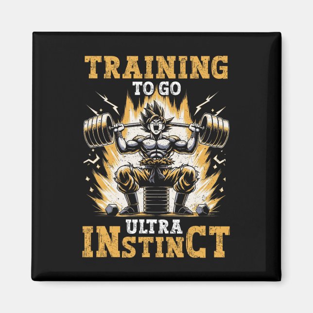 Aimant Formation Pour Aller Ultra Instinct Gym Weightlift (Devant)