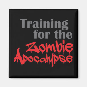 Aimant Formation Pour L'Entraînement Drôle De Zombie Apoc