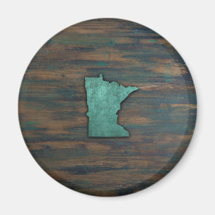 Aimant Forme de Minnesota Turquoise Russe