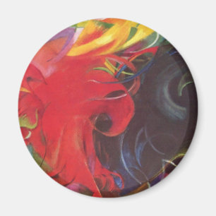 Aimant Formes de combat par Franz Marc, Art fin vintage