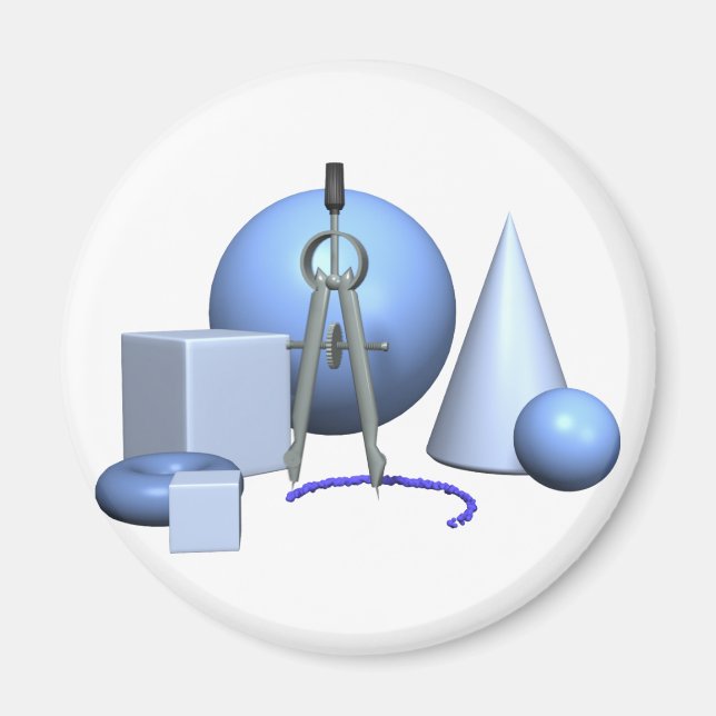 Aimant Formes géométriques et géométriques (Devant)