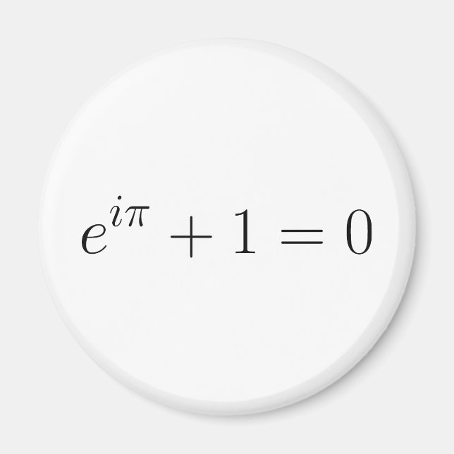Aimant Formule Euler (Devant)