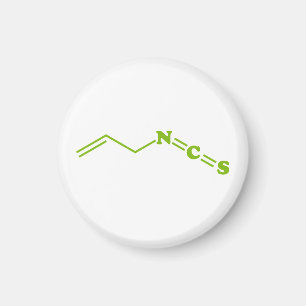 Aimant Formule moléculaire de l'isothiocyanate de Wasabi 