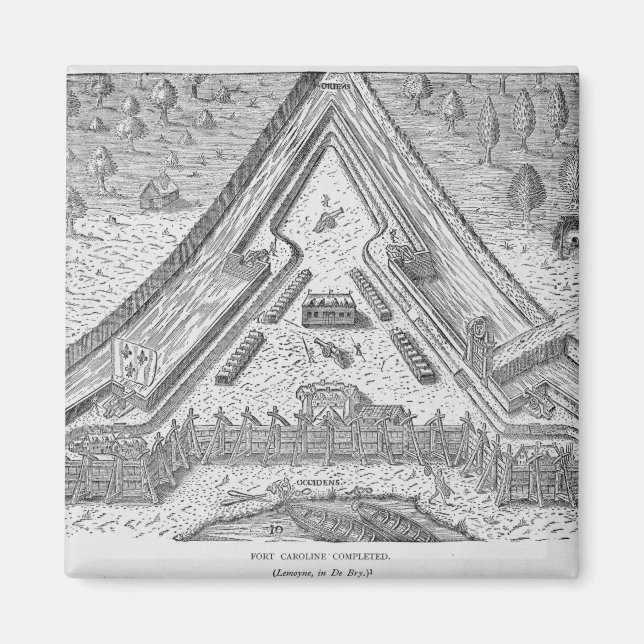 Aimant Fort Caroline Terminé (Devant)