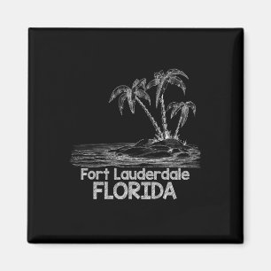 Aimant Fort Lauderdale Family Vacances Cruise Shirt Flori