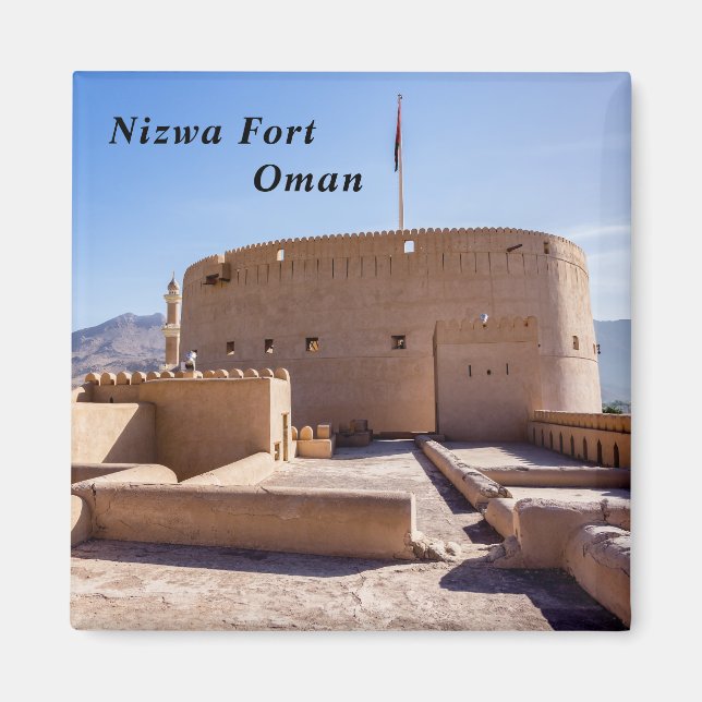 Aimant Fort Nizwa à Nizwa, Oman (Devant)