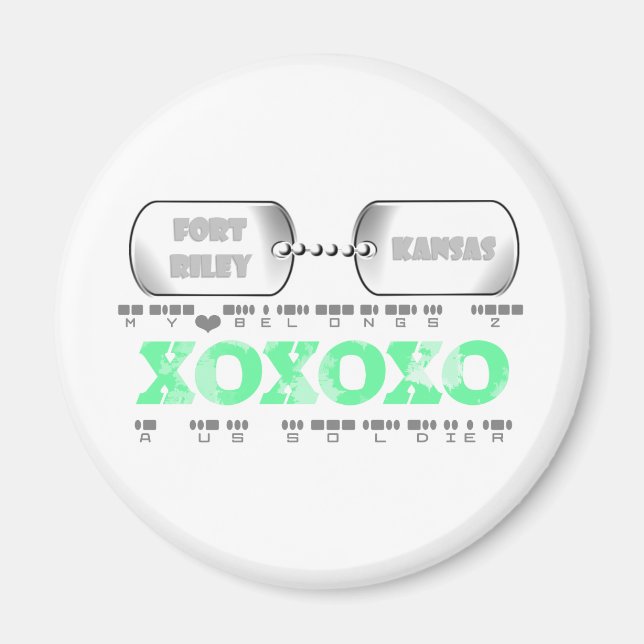 Aimant Fort Riley (Devant)