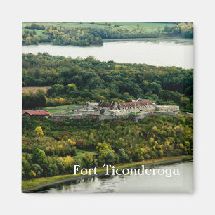 Aimant Fort Ticondéroga Automne Upstate New York Custom