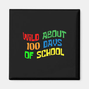 Aimant Fou des 100 Jours École 100ème Jour Enseignant Étu