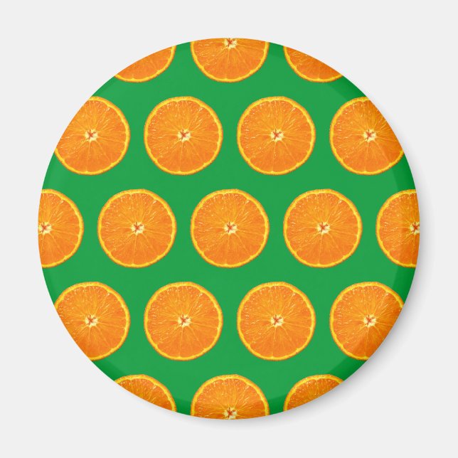 Aimant Fou sur Clementines - Vert (Devant)