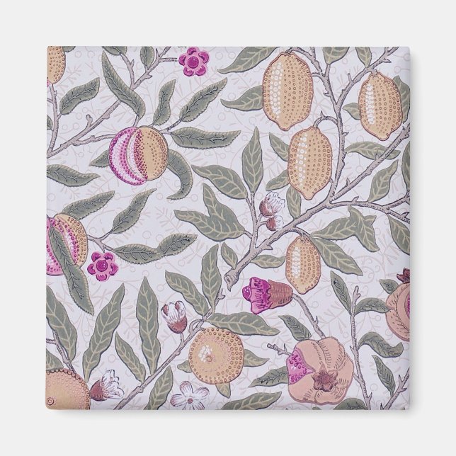 Aimant Four Fruit, William Morris (Devant)