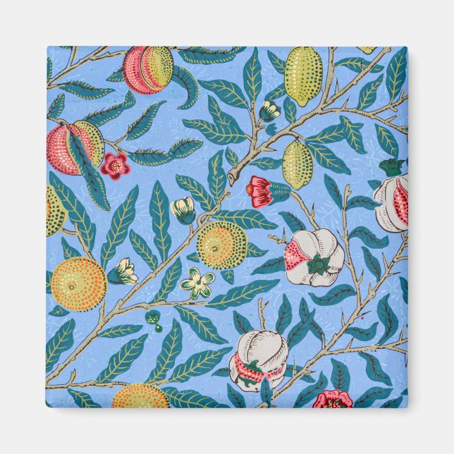 Aimant Four Fruit, William Morris (Devant)