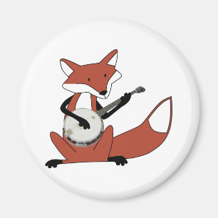 Aimant Fox jouant le banjo