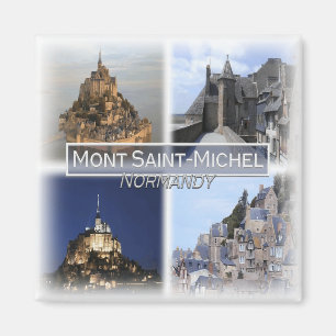 Aimant FR0128 Europe, France, Mont Saint-Michel, Frigo