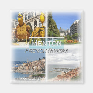 Aimant FR0129 Europe, France, Menton, Frigo