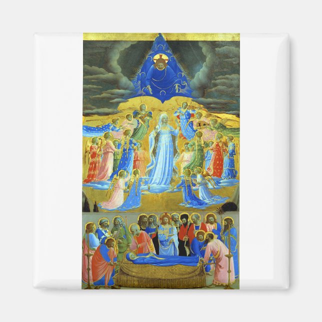 Aimant Fra Angelico La Mort et l'Assomption de Marie (Devant)