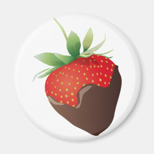 Aimant Fraise de chocolat