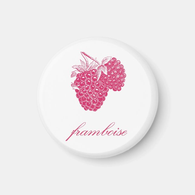 Aimant framboise (Framboise) (Devant)