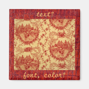 Aimant français de Chambre de poule de motif de