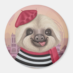 Aimant Français Sloth