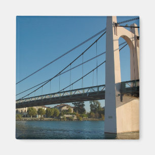 Aimant France, Rhône-Alpes, Condrieu, pont sur 2