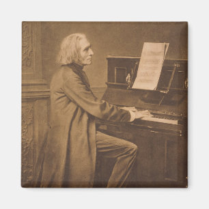 Aimant Franz Liszt au piano