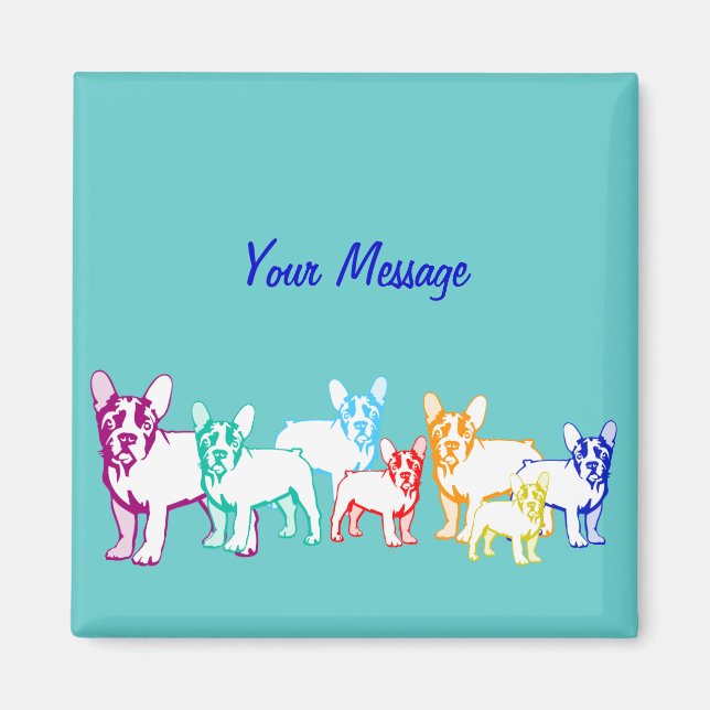 Aimant Französische Bulldoggen Geschenke (Devant)